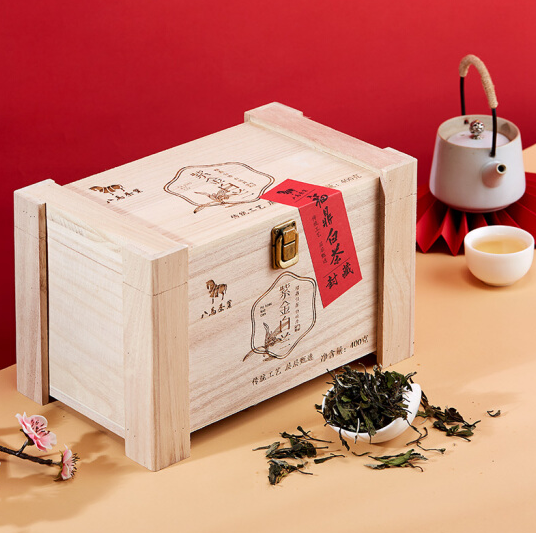 福鼎白茶白牡丹散装茶 收藏木盒装