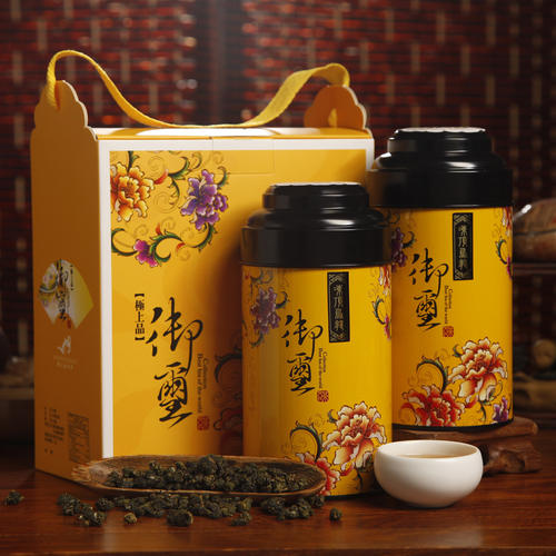 冻顶乌龙茶高山茶清香型原装台湾茶精装两罐装150g/灌